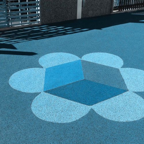 Anti fatica ad incastro pavimentazione per stanza dei bambini Mats Piastrelle controllato Grigio Blu